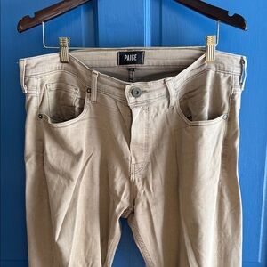 Paige Men's Jeans Khaki color 34x30